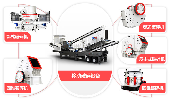 移動液壓破碎機多機組合，實現多種物料破碎