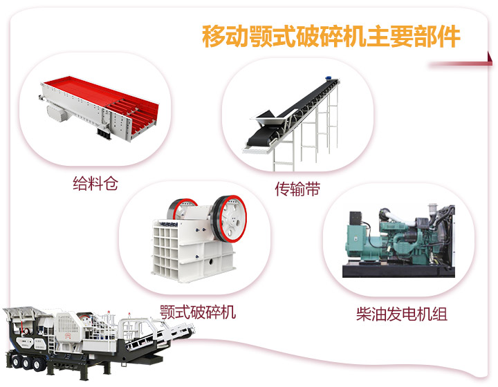 小型移動顎式破碎車一體式生產，占地面積小